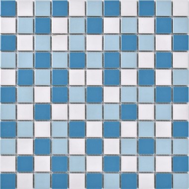 ブルーモザイクプールタイル